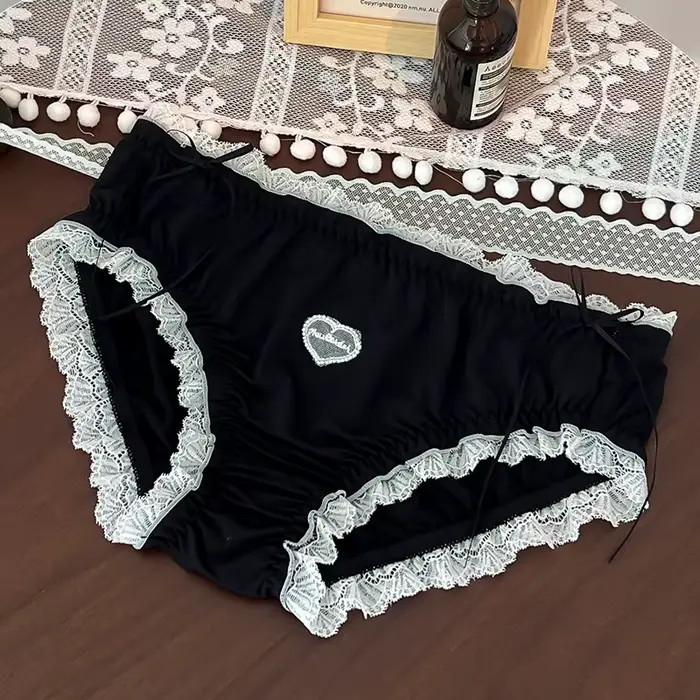 Sexy veľká veľkosť nohavičky ženská spodná bielizeň čipka jemné elastické spodné prádlo pre ženy