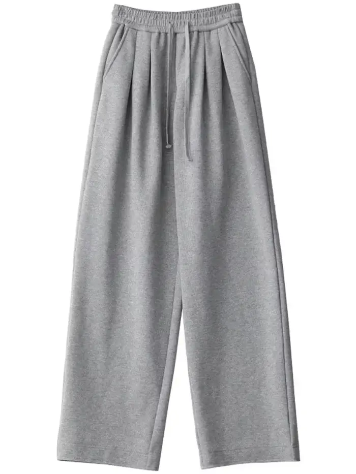 CHIC VEN pantalon femme Streetwear solide ample nouveau cordon sport pantalon décontracté taille hau