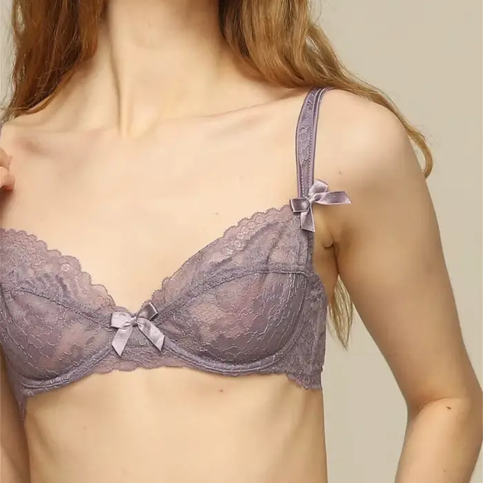 Priehľadná čipková podprsenka pre ženy, vyšívaný top, push-up podprsenky pre ženy, sexy spodná bielizeň, veľká veľkosť, D čiapka, spodná bielizeň, podprsenka, 2020