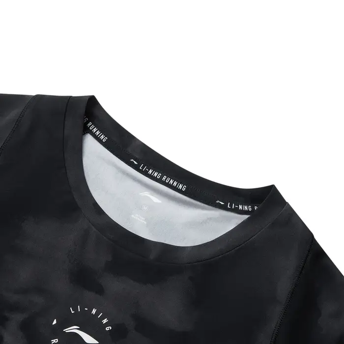 Li-Ning T-shirt de sport pour femme AT DRY FREEZE 70%Nylon 30%Spandex avec doublure réfléchissante à