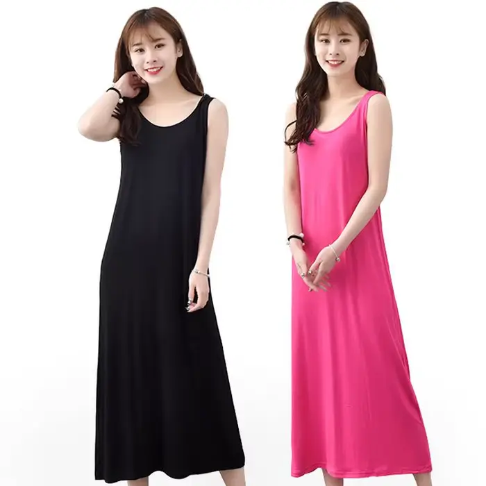 Veľká veľkosť 6XL Sexy Modal Lingerie nočná košeľa pre ženy ležérne nočné oblečenie dlhá