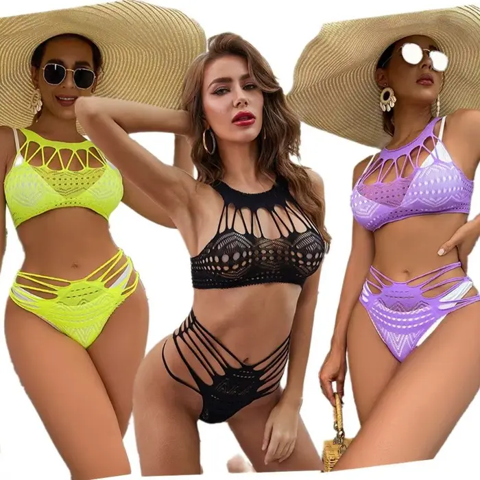 Sexy elastická sieťovaná spodná bielizeň pre ženy, horúca akceleračná podprsenka, bikiny, erotický top a nohavice v T, 303 porno nočná košeľa