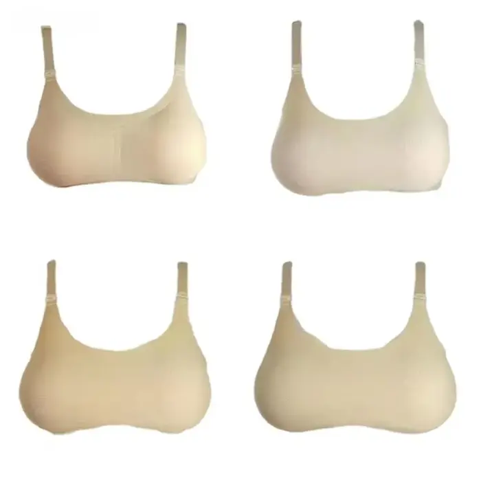 Faux seins en éponge spandex pour travestis transgenres drag queens mastectomie confiance en soi silhouette harmonieuse