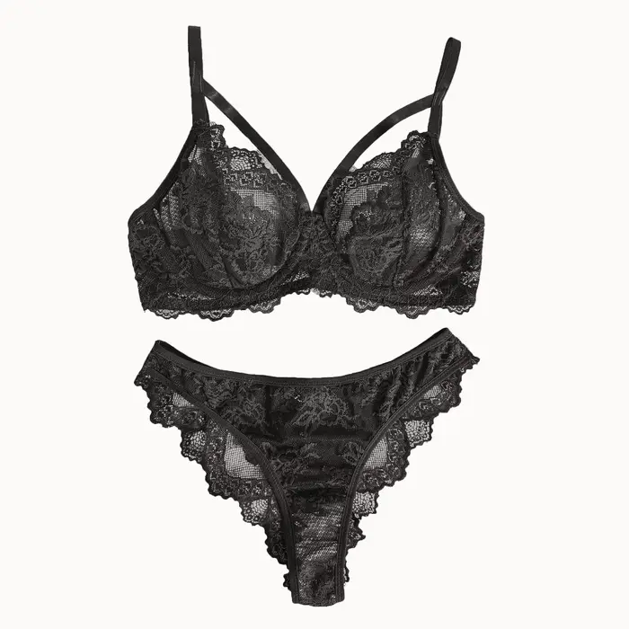 Lingerie Femme Soutien-Gorge Armatures Culotte Brésilienne Dentelle Fantaisie Style Victoria Occasions Spéciales Séduction Femmes
