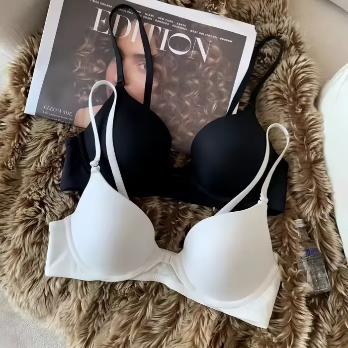 OllyMurs push-up podprsenka z elastanu a polyamidu pre ženy, tri štvrtiny šálky, predné zatváranie, komfort počas celého dňa, špeciálne príležitosti
