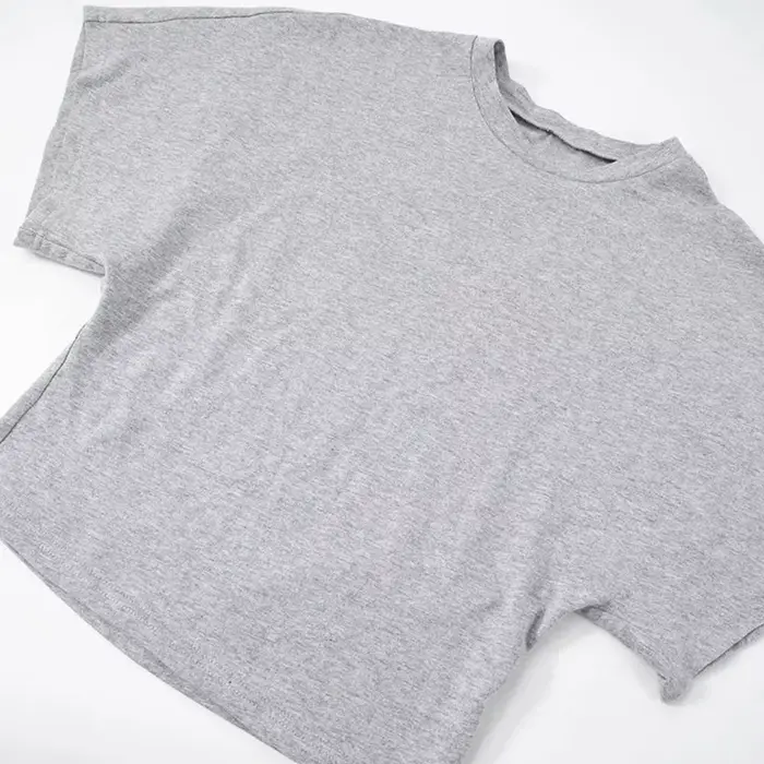 Elastické krátke ležérne tričko, fit fit, okrúhly výstrih, krátke rukávy, jednofarebné, ruffled, korzet štýl
