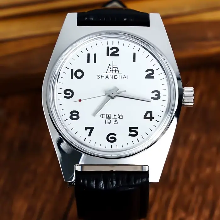 Hodinky Shanghai 7120 inšpirované vintage 36 mm - Mechanické náramkové
