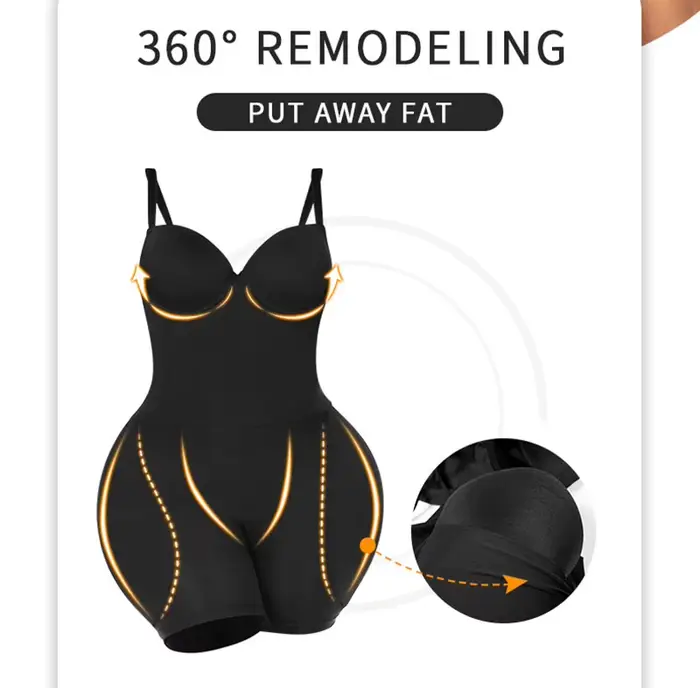 AfriA body Shapewear Polstrovaný Hip Booster Podprsenka Vankúš Sexy Späť Telo Shaper Kombinácie Fajas Colombianas opasok