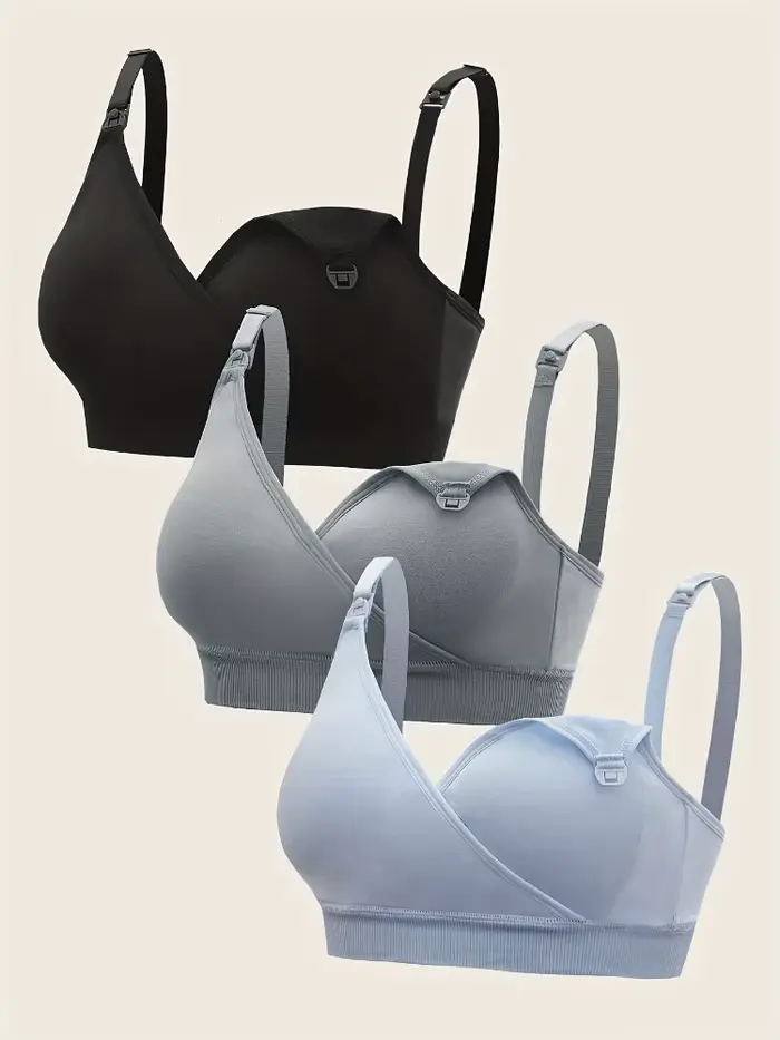 Ensemble de soutien-gorge d'allaitement respirant, sous-vêtements d'allaitement, soutien-gorge de gr