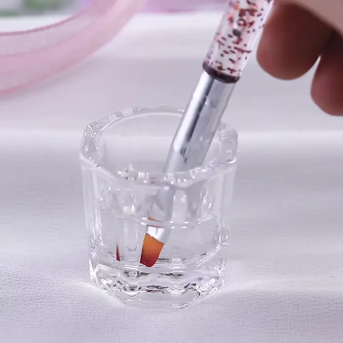 Mini priehľadný akrylový kryštálový pohár