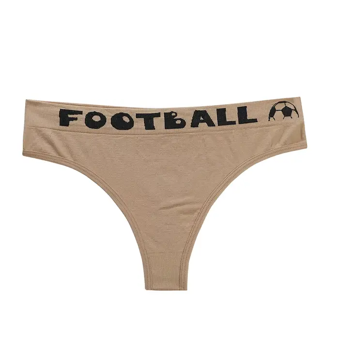 Sport femmes culottes Sexy lettres tongs respirant sous-vêtements en coton offre spéciale G-Strings 