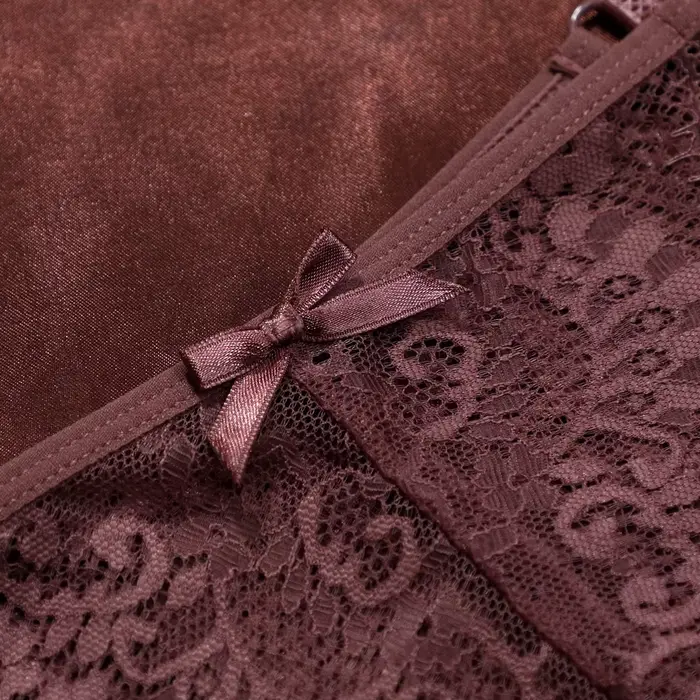 tangá Sexy Dámske s nastaviteľným opasok, čipka kvetinový vzor, priedušné, jednofarebné, pohodlné intímne spodná bielizeň