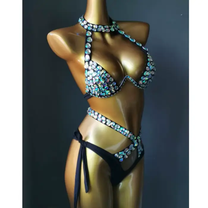 Diamantový krištáľový bikini set pre ženy