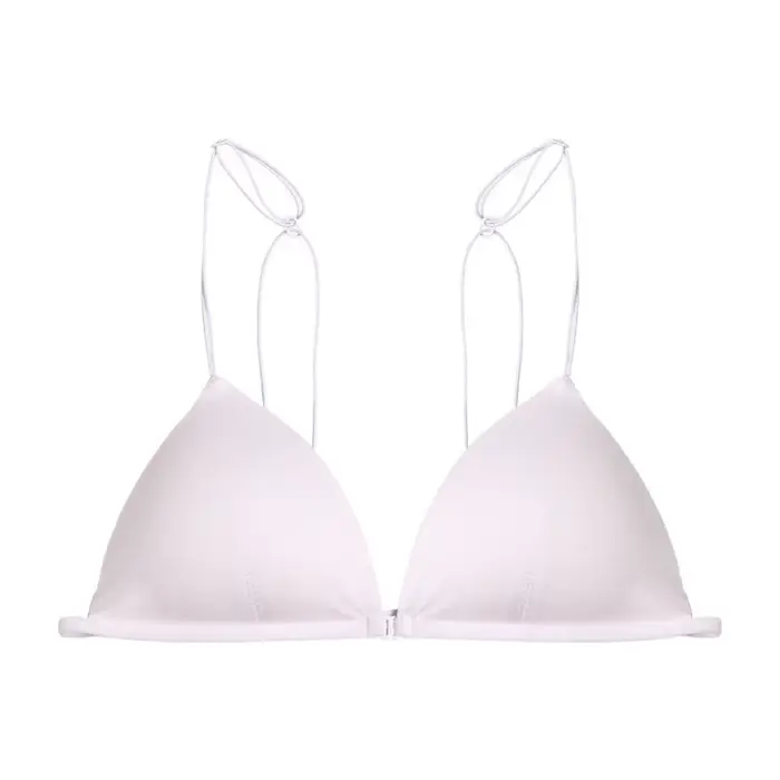 Soutiens-gorge triangulaires romantiques pour femmes, à fines bretelles, push-up, style français, do