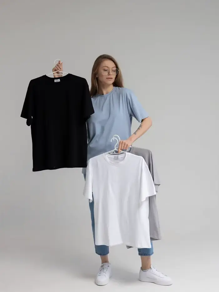 Hirsionsan-T-shirt décontracté à col rond pour homme et femme, 100% coton, 20 couleurs unies, été 20