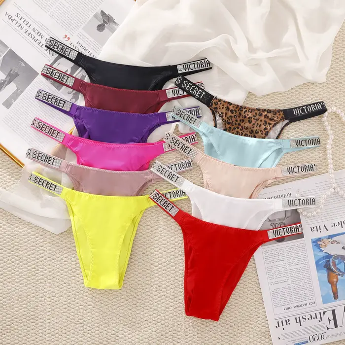 spodná bielizeň Victoria's Secret V-Chain elegantný a pohodlný pre ženy pri špeciálnych príležitostiach každodennej sofistikovanosti