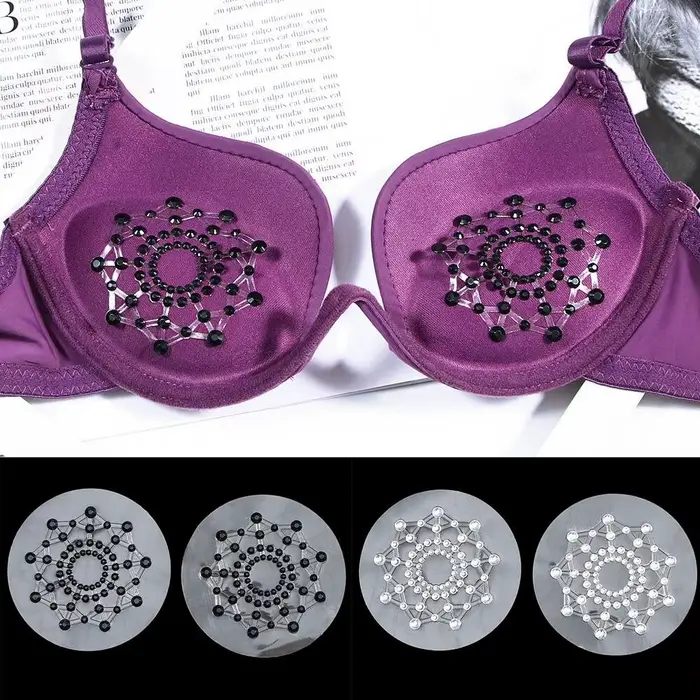 Autocollants de soutien-gorge en biscuits pour seins, accessoires intimes, pétales, couverture