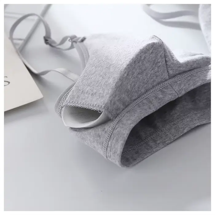 Bezšvová push-up podprsenka z bavlny pre ženy