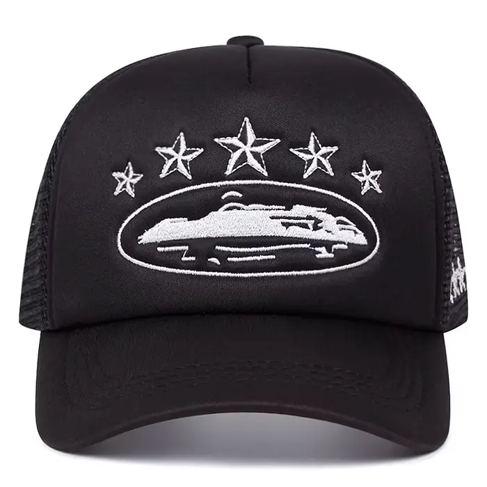 Nouveau chapeau en maille cinq étoiles pour hommes, chapeau Hip Hop de rue pour femmes, pare-soleil 