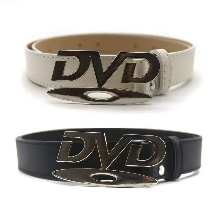 Univerzálny unisex opasok s nostalgickou DVD prackou
