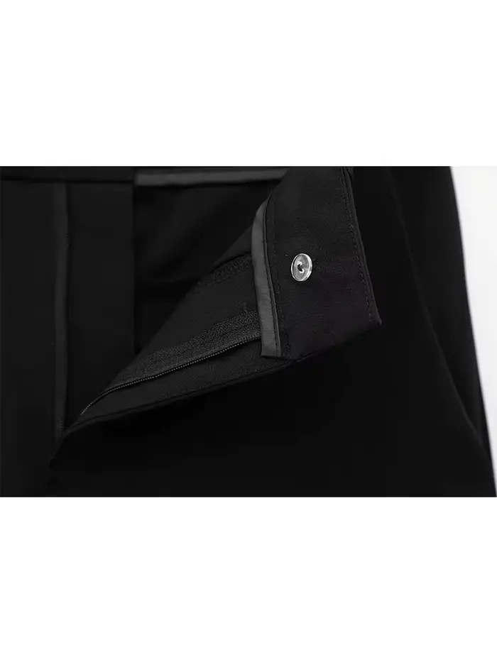 Štýlový TFMLN top a nohavice pre ženy, polyester, fit fit, rolák, zips, pre večierky a spoločenské akcie