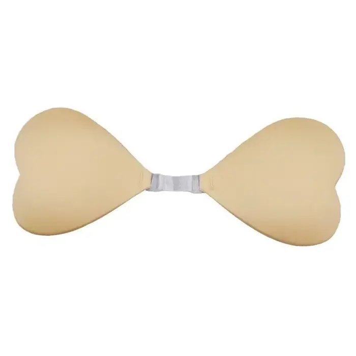 Neviditeľné bikini podprsenky vankúše pre ženy, sexy v tvare srdca bradavky kryty, vodotesné, lepkavé, pre spodnú bielizeň a domáce oblečenie