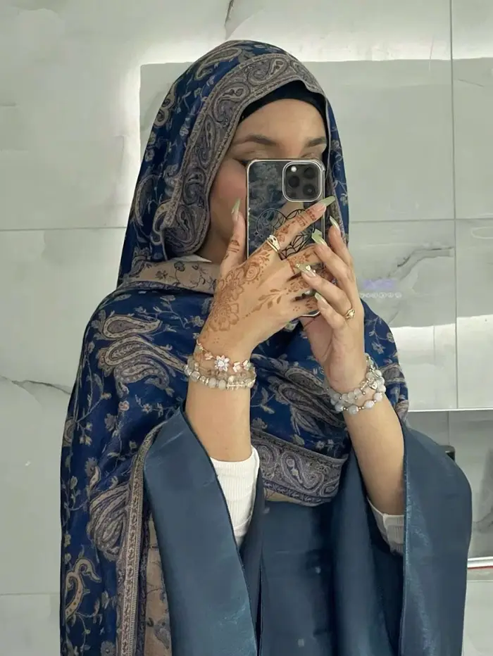 Bohême Pashmina Hijab écharpe longue musulmane cachemire châle femme Foulard doux Turban bandeau pou