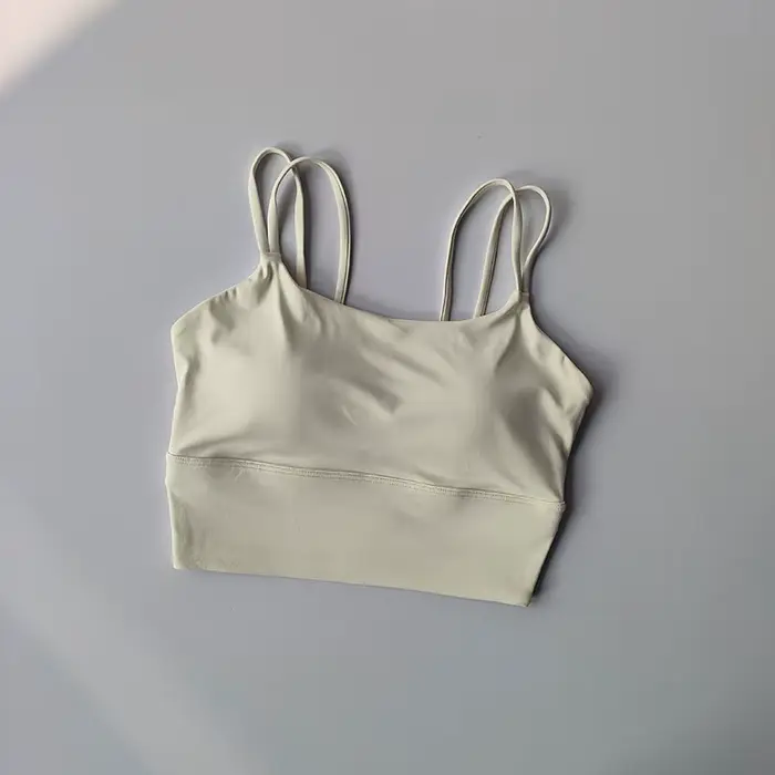 Soutien-gorge de sport intégré avec bretelles, soutien-gorge de style gilet de beauté absorbant les 