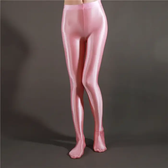 Leggings opaques brillants, collants taille haute, bas Sexy, pantalons de Yoga, entraînement, sport 