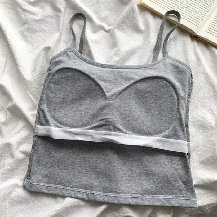 Top bez rukávov s integrovanou podprsenkou, podšívka podprsenky, podprsenka bez rukávov
