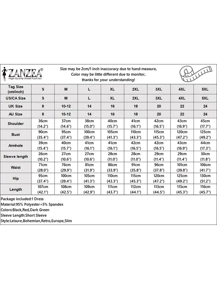 ZANZEA – Elegantné morské panny šaty pre ženy