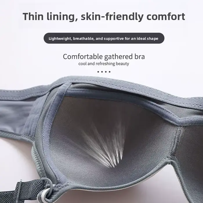soutien-gorge en nylon de haute qualité pour femmes matures design frontal sans drôlis ou anneaux métalliques confort tout au long de la journée