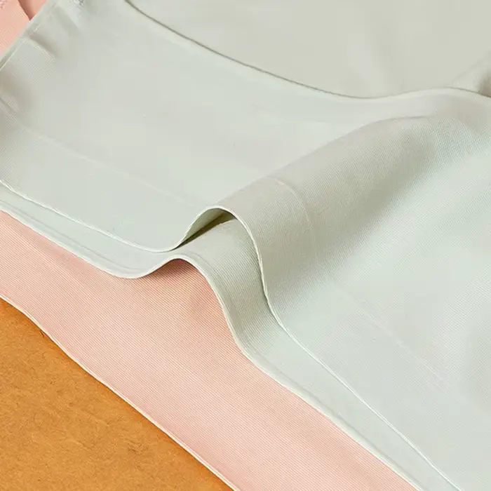 Culotte sans couture en coton et soie glacée pour femmes, sous-vêtement taille moyenne confortable et élégant, lingerie féminine pour occasions spéciales