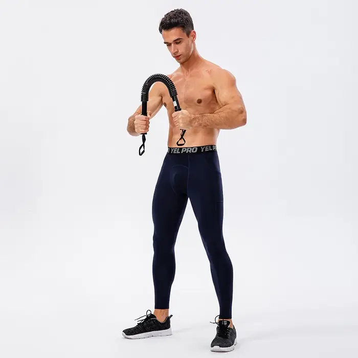 Pantalons de Compression pour hommes, collants de sport d'automne et d'hiver, de Fitness, de course,