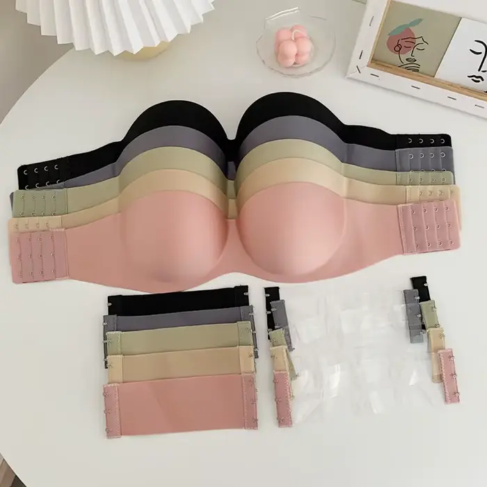 FINETOO Predné uzavretie Sexy push up podprsenka ženy podprsenka neviditeľné spodné prádlo spodná bielizeň pre ženy bez ramienok bezšvíkové Bralette
