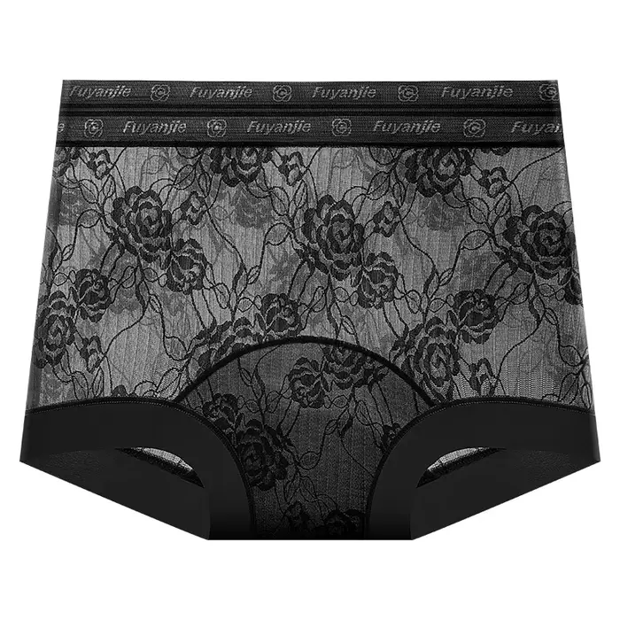 Culottes Jacquard pour femmes, respirantes, sexy, douces, boxers taille haute, confortables, légères