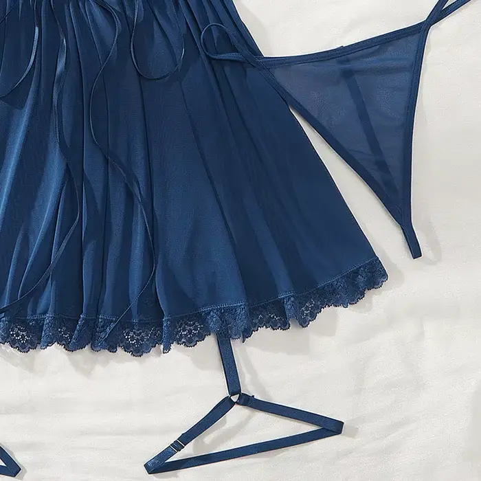 Súprava podväzkového body s tangami a podväzkami