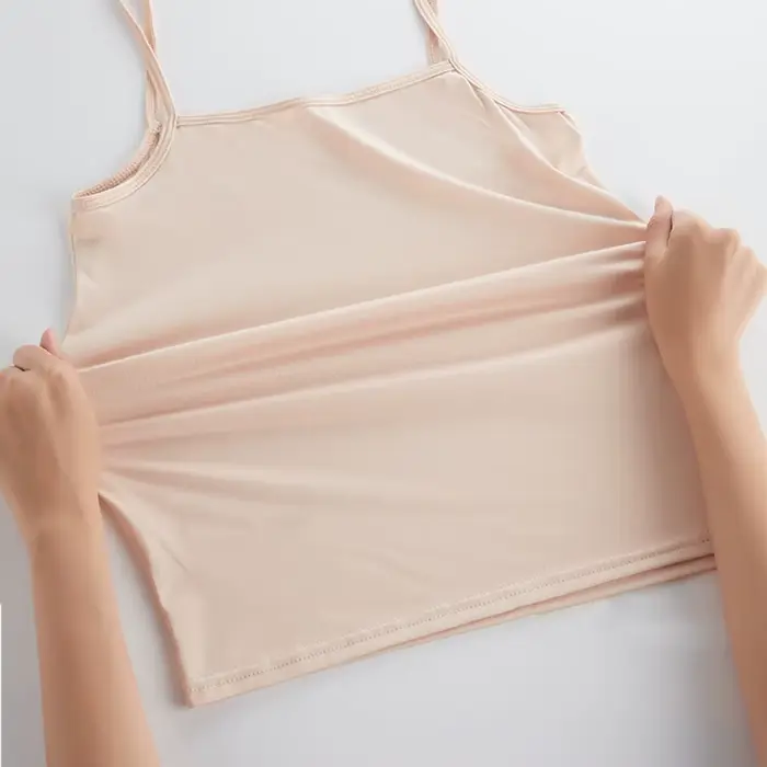 Letné Sexy biele čierne tielko pre ženy bez rukávov Tričko základné nádrže spodná bielizeň Jednoduché pevné tenké