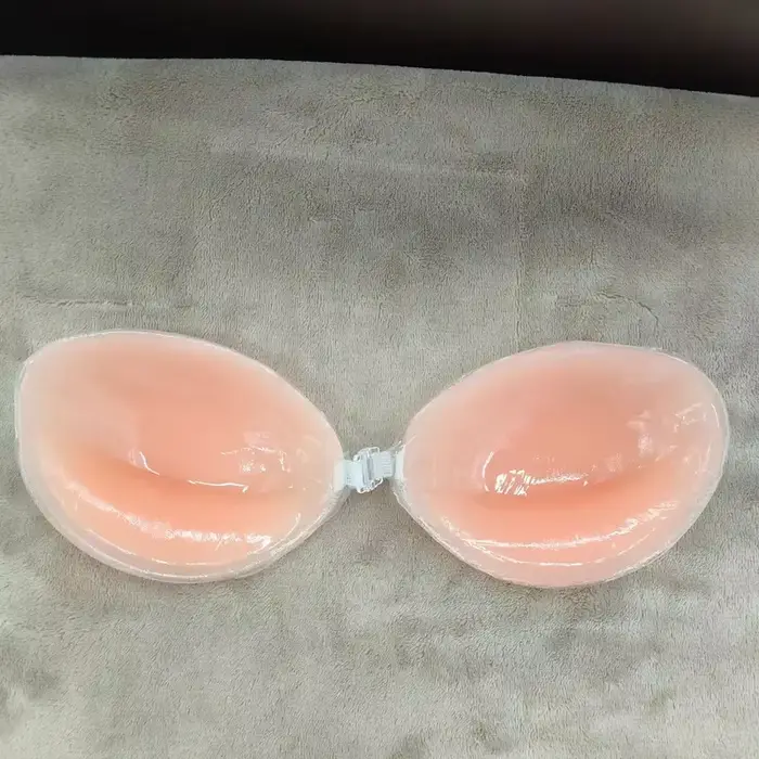 NuBra silikónová podprsenka pre ženy neviditeľné bez popruhov a bez chrbta pre svadobné šaty a oblečenie backless špeciálne príležitosti