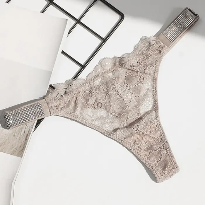 Dámske sexy čipky a drahokamu tanga, nízky pás, nohavice tričko, priehľadné nohavičky, T-Back, Tangas spodná bielizeň, intímne spodné prádlo