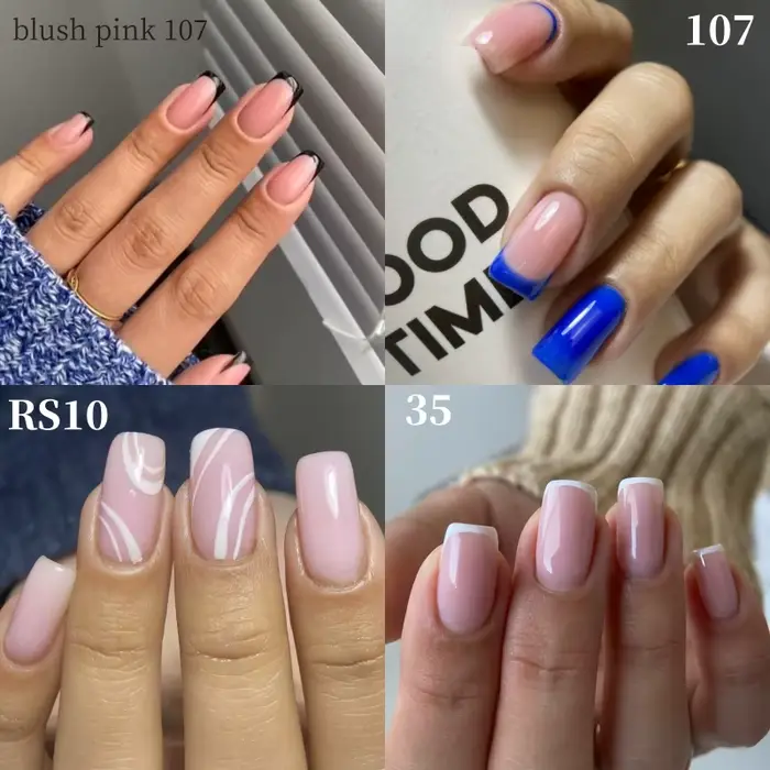 MSHARE Gumený základný gél v mliečno-ružovej farbe Camouflage farba kabát namáčacie nechty Gélové laky 10ml UV LED