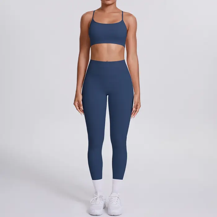 Costume de Yoga ensemble de sport gymnastique sans couture soutien-gorge de sport à fort Impact femm