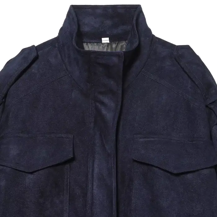 HXAO nouveauté veste en daim vestes pour femmes automne gris foncé kaki Bomber veste Chic fermeture 