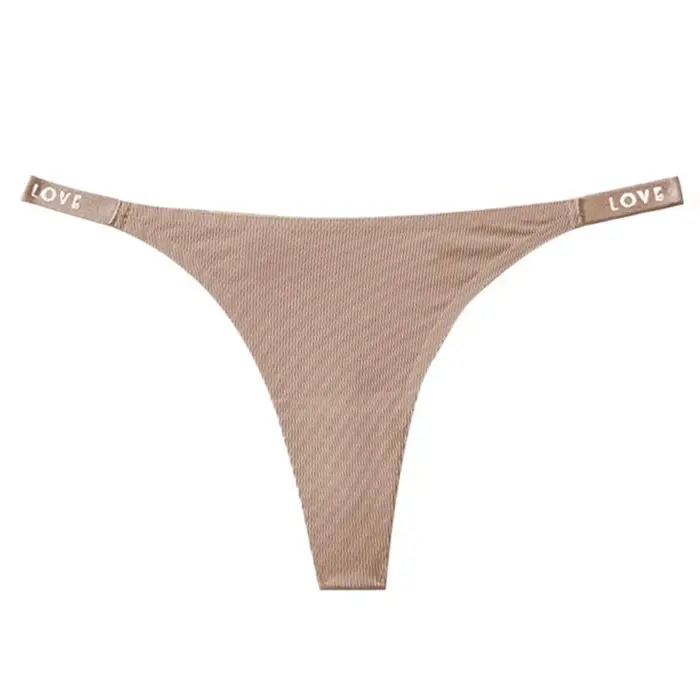 Culotte en soie glacée de couleur unie, taille basse, entrejambe en coton pour femmes, Lingerie féminine, slip sans couture pour filles