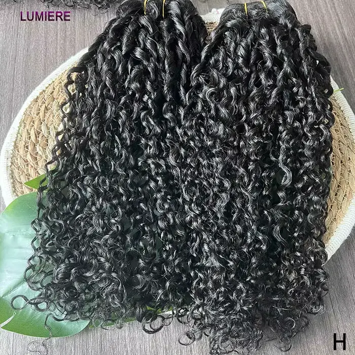 Offre de cheveux humains vierges bruts bouclés pixie 30 pouces extensions de cheveux brésiliens pour femmes occasions spéciales transformations capillaires