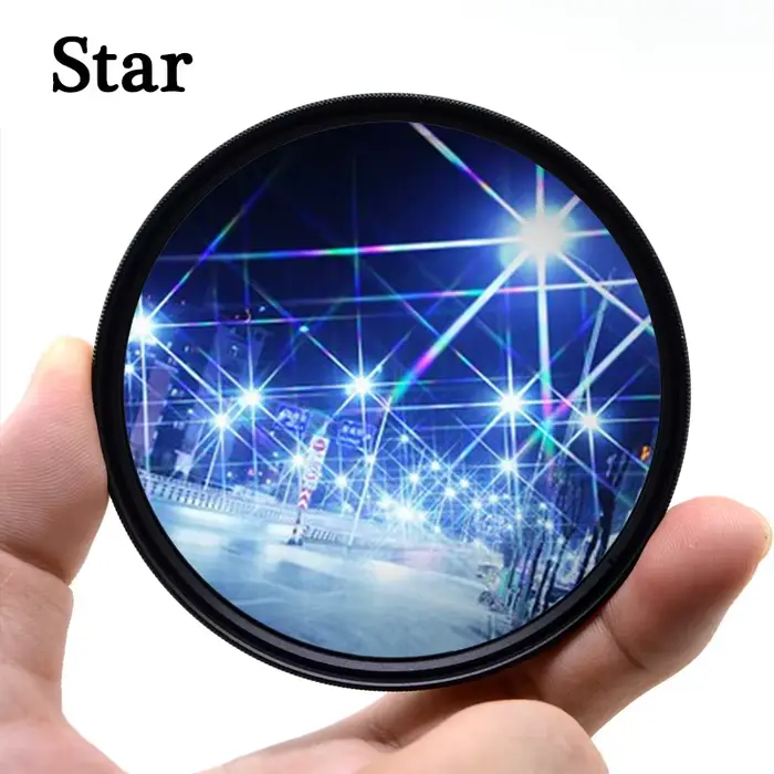 KnightX effets étoile filtre ligne 52mm 55mm 58mm 67mm 77mm filtre d'objectif d'appareil photo pour Canon Eos Sony Nikon Photo photographie