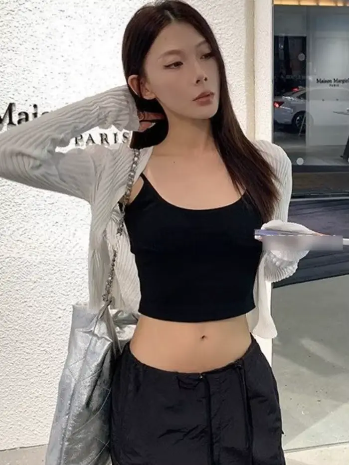 Vestes Courtes Slim Soleil Vert pour Femme, Streetwear Sexy, Vêtements d'Extérieur d'Été à la Mode, 