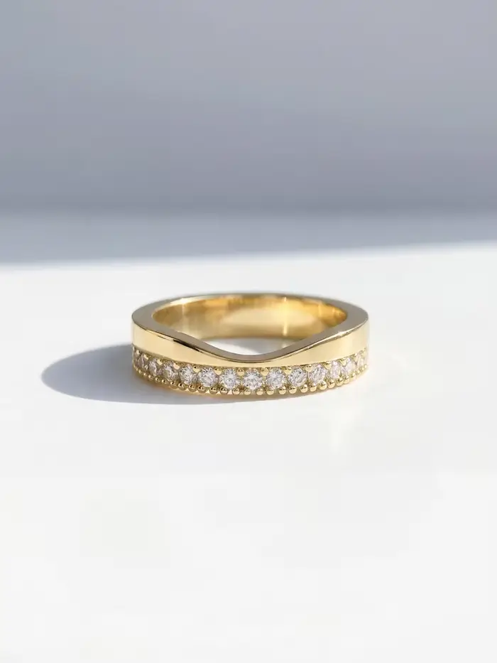 Minimalistický strieborný prsteň Sterling 925 pre ženy