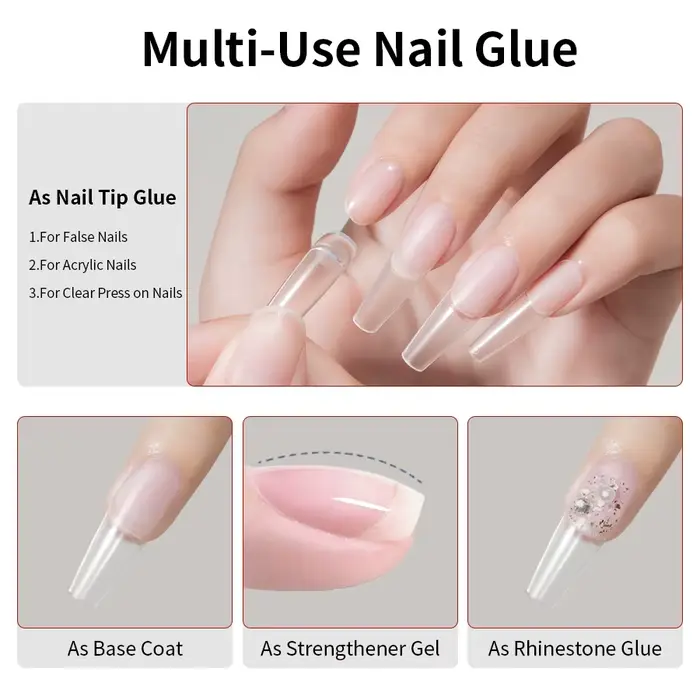 RS NAIL Lepiaci gél na nechty Trvanlivosť Všestrannosť Špeciálne príležitosti