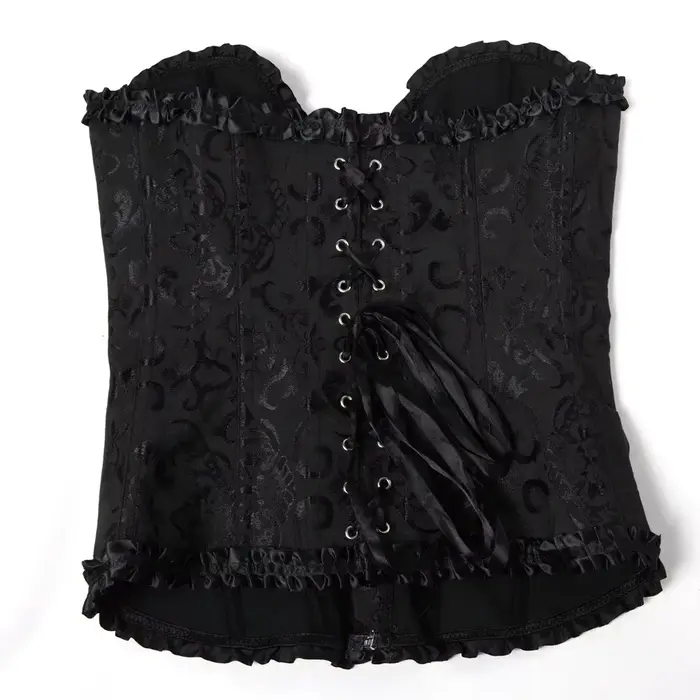 Bustier a korzet sexy kvetinová čipka polyester spandex pre ženy štýl vintage gotický surbust pletené Jacquard špeciálne príležitosti denne